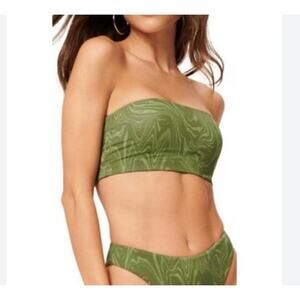 NWT Good American Better Band Bikini Top Size 5 XXL